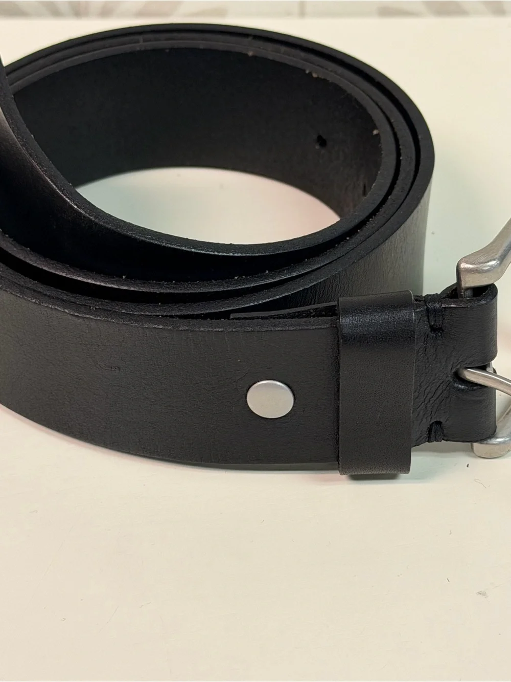 Men’s Banana Republic Black Genuine Leather Belt Size 40